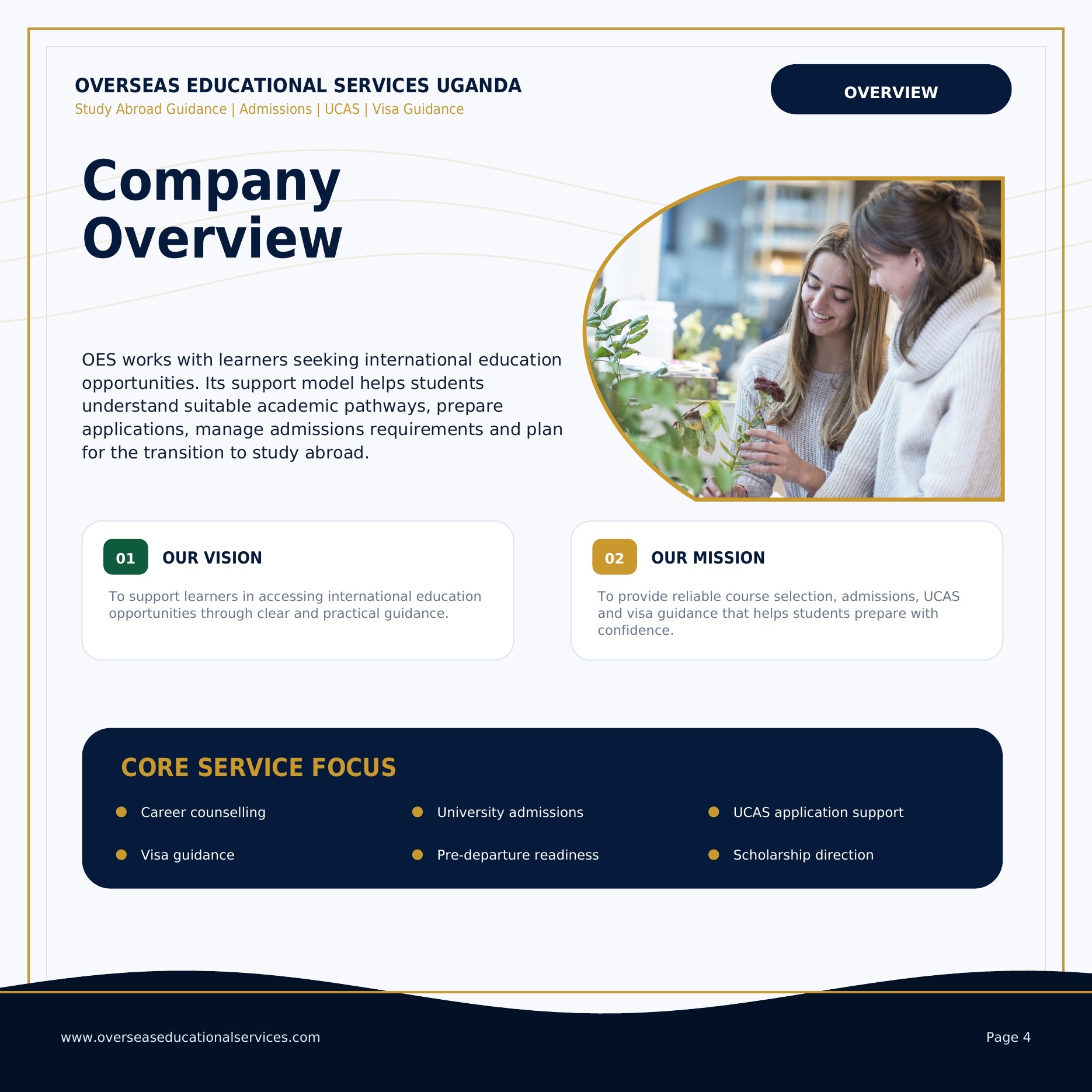 Service ecosystem visual